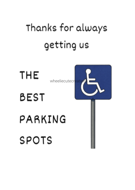 5x7 Print - Best Parking