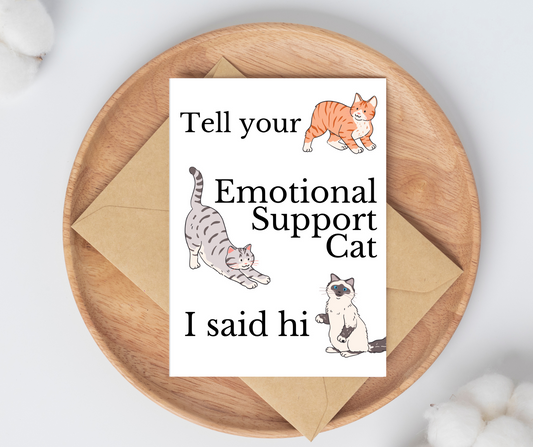 Everyday Occasions - Emotional Support Cat