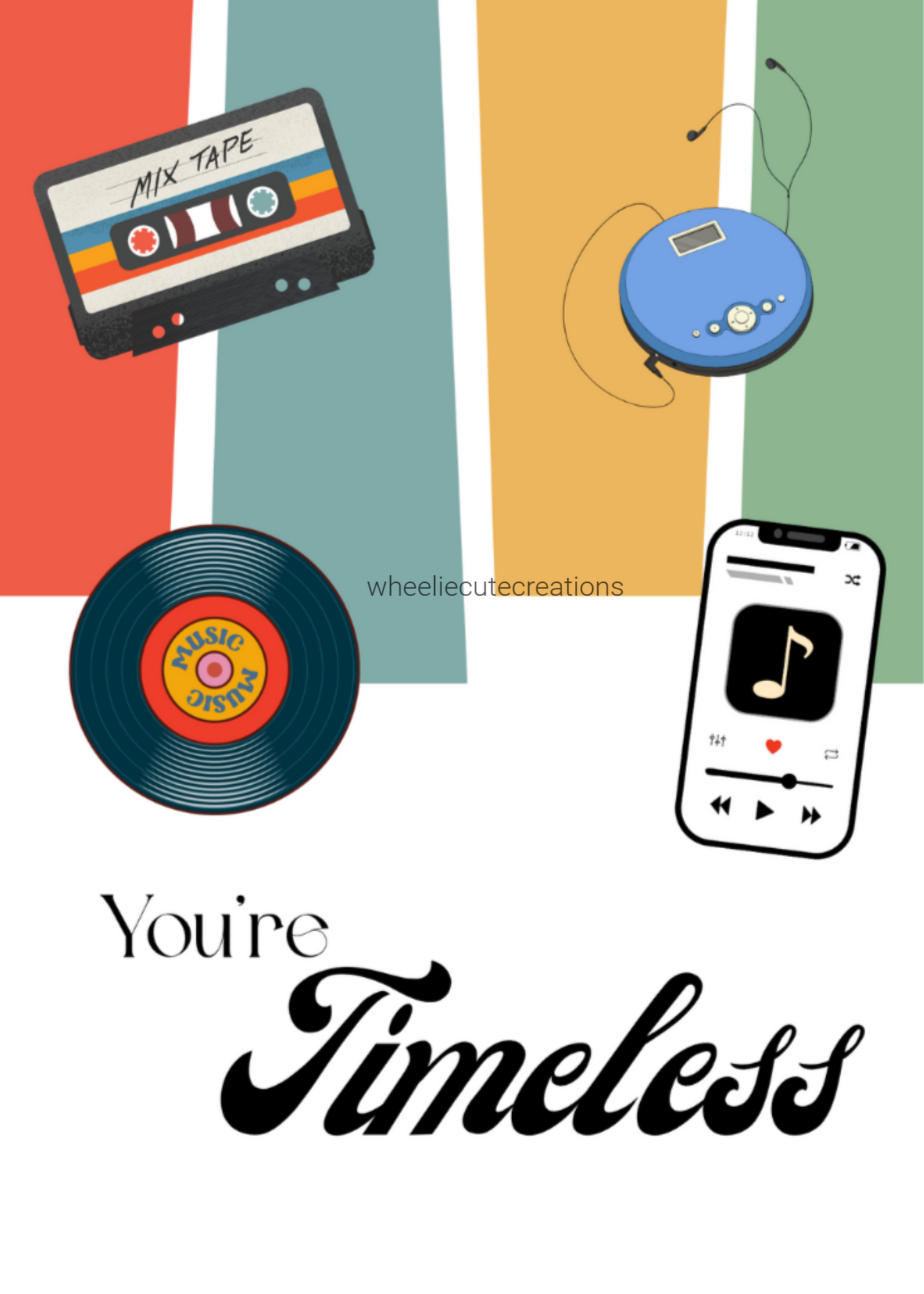 5x7 Print - You’re Timeless